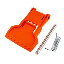 Foot Pedal with axle and spring, for ET-1, ET-2, and DISCO (orange)