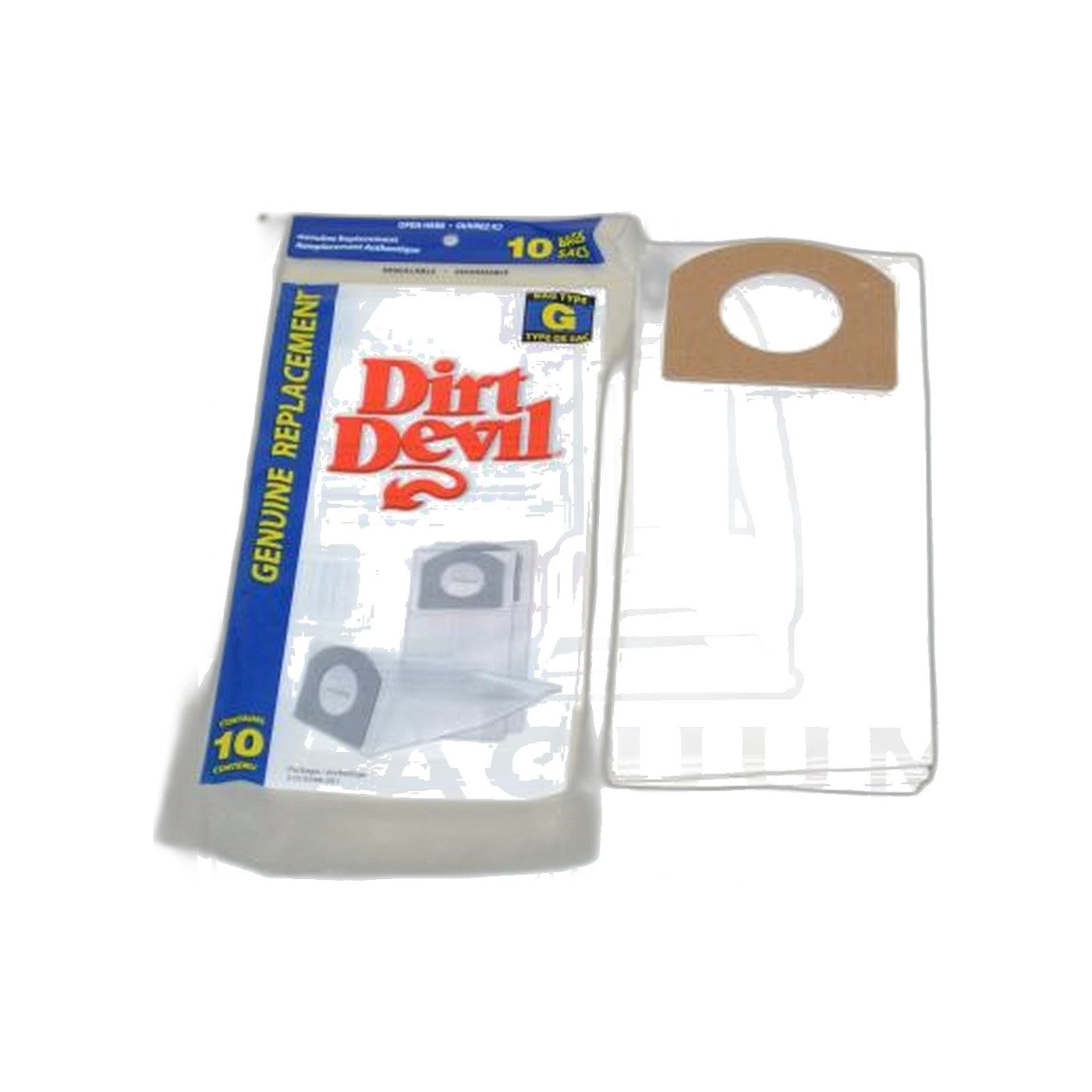 Dirt Devil Type G Hand Vacuum Bags - 10 Pack