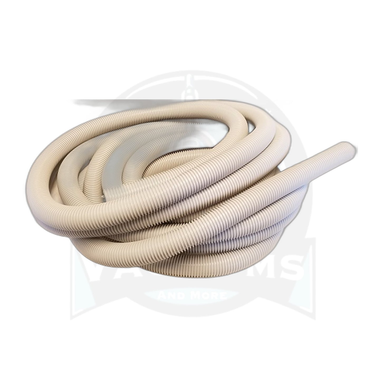 35 ft x 1-3/8" Ultralite Crushproof Vacuum Hose, Light Grey