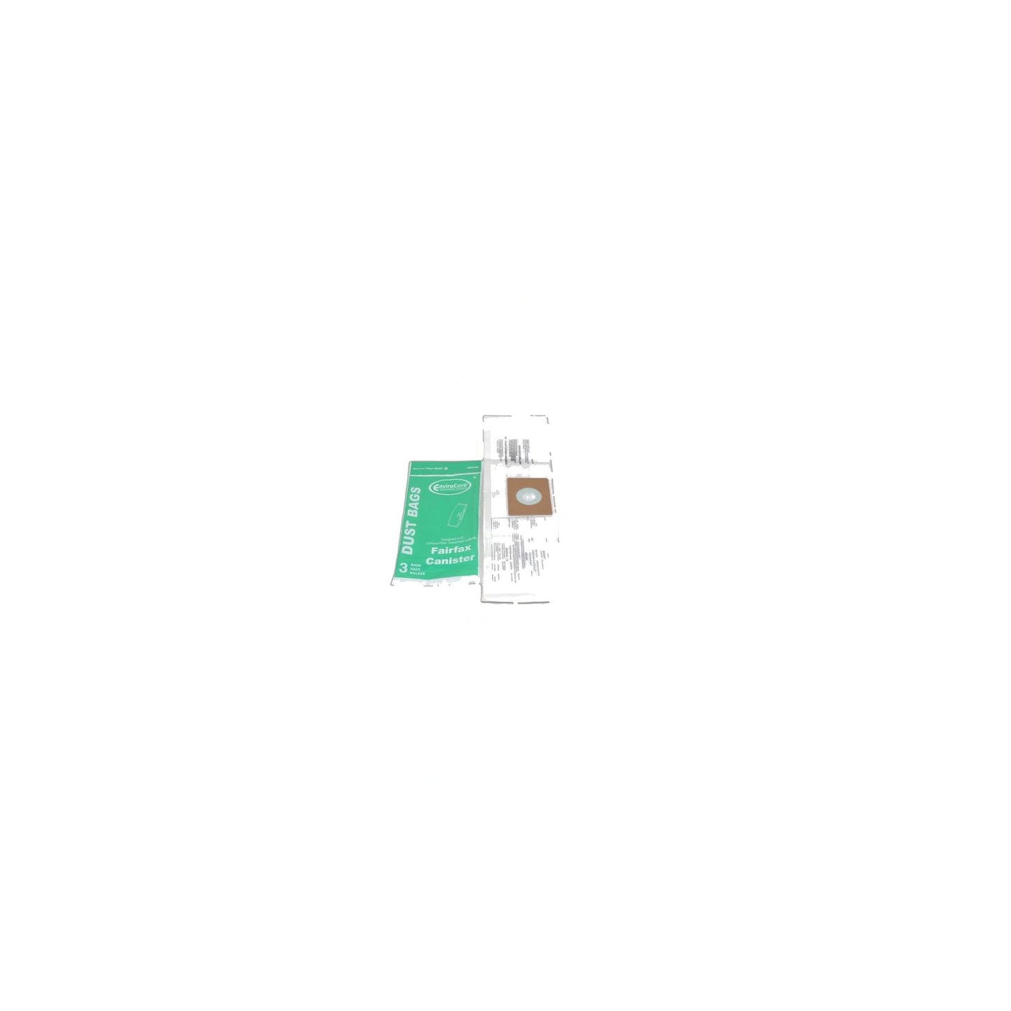 Canister Paper Bags - Fairfax S1 / Johnny Vac CondoLux - 3 Pack - Fits VacuMaid SV100