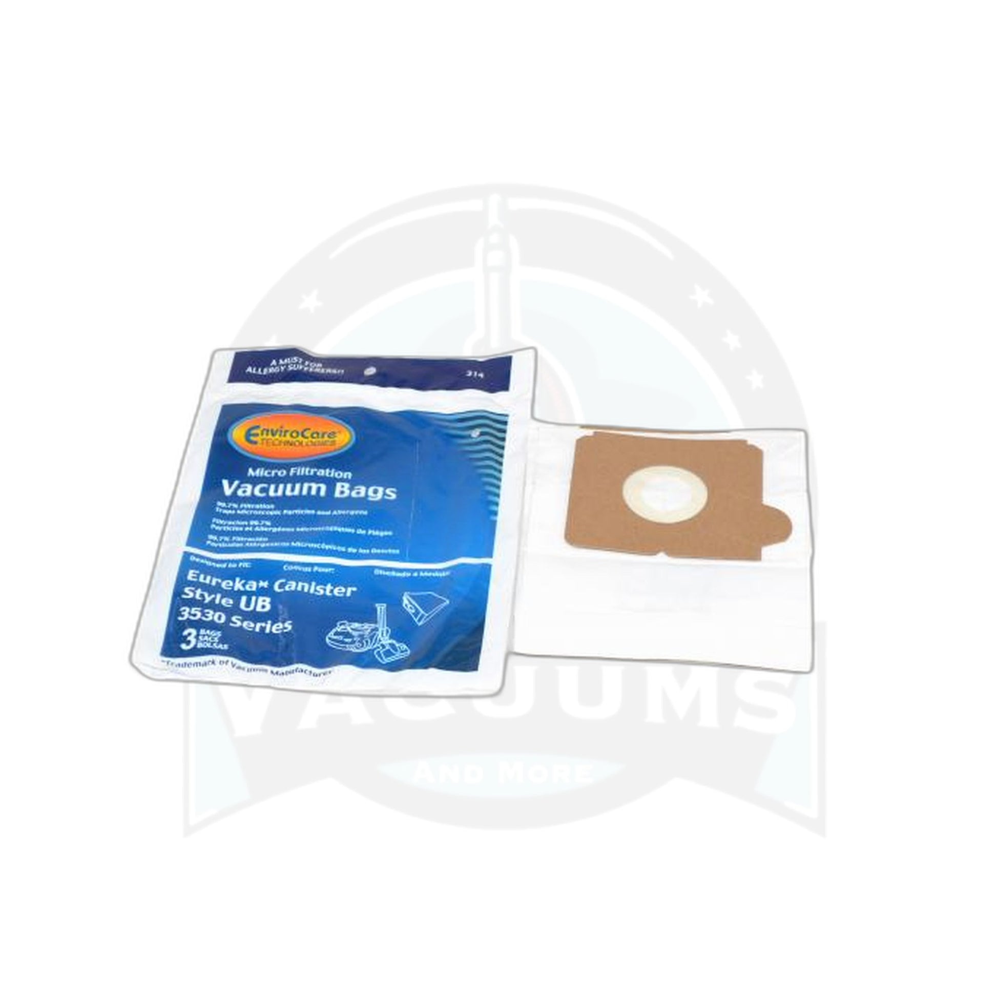Eureka Ub Canister Micro Paper Bags - 3 Pack - Eureka