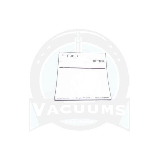Steel City Vacuum Ordering Note Pad - Shop Supply - Fit All