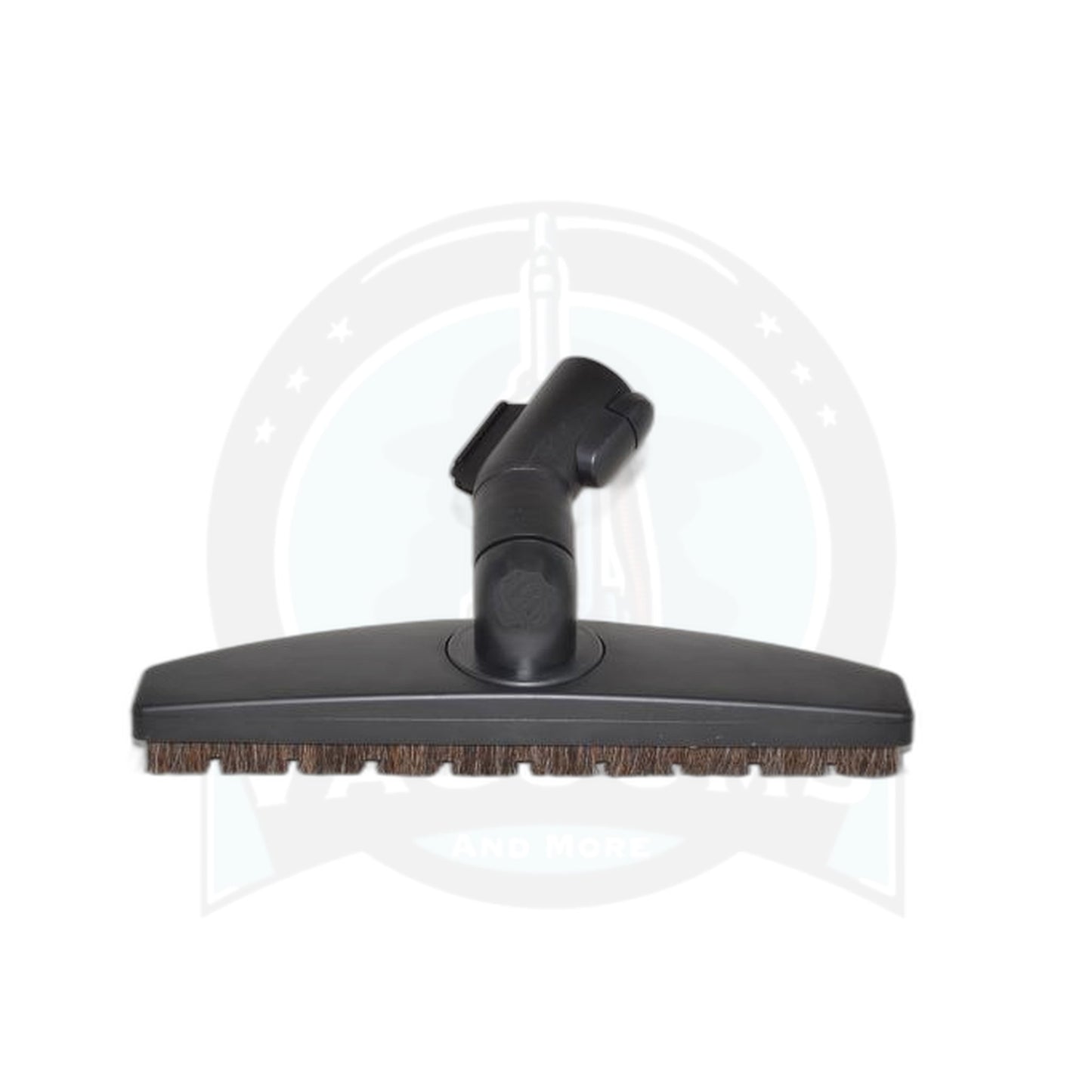Miele Swivel Floor Brush with Button Lock - 12", Horsehair Bristle