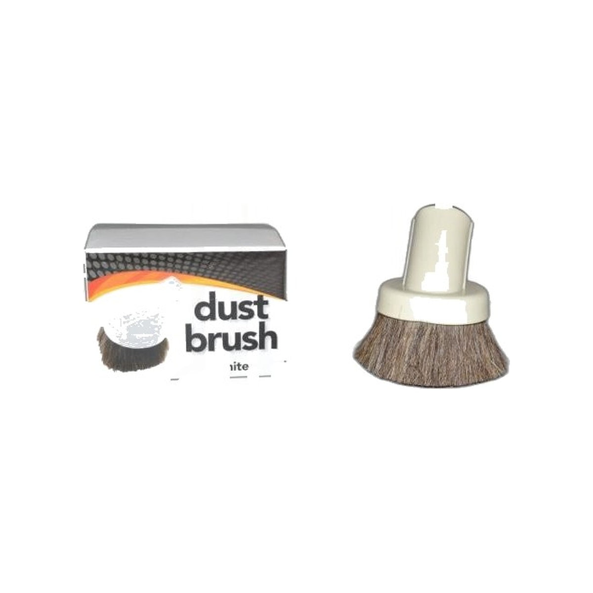 Fit All White Deluxe Horsehair Dust Brush - 1-1/4 Inch