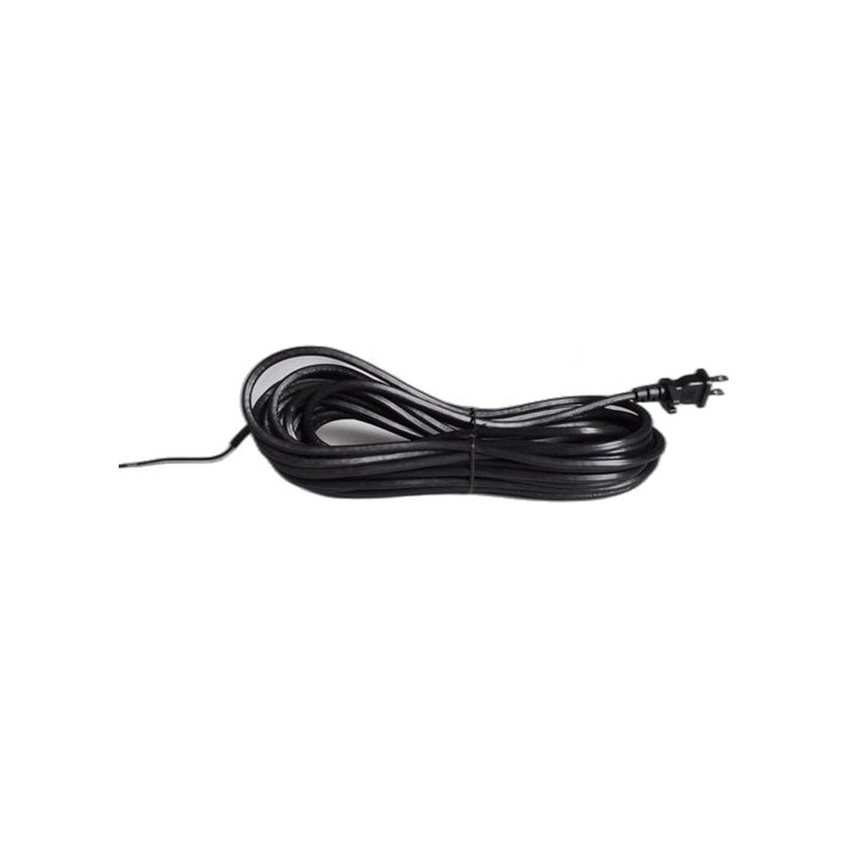 Cord - 50' 17-2 Black Fit All with Grip Male Plug