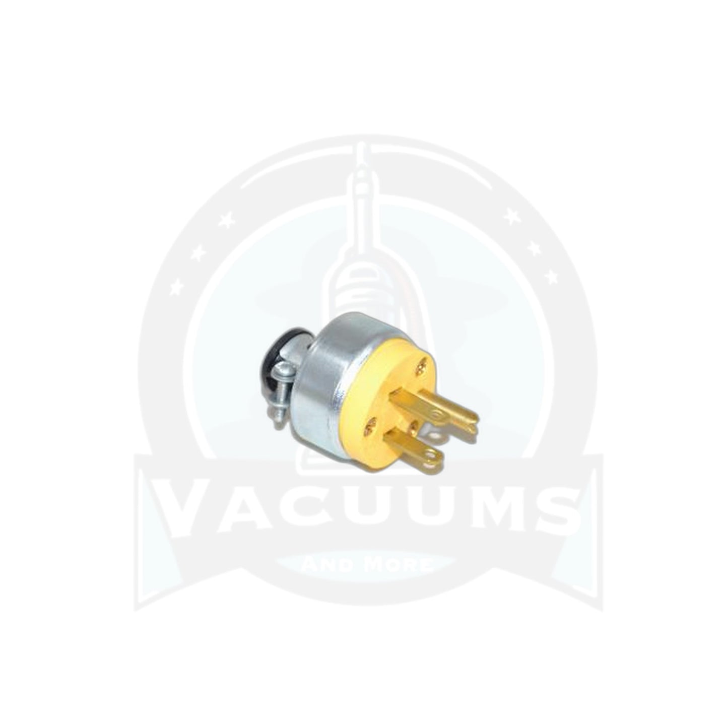 Commercial 3-Prong Male Plug - Yellow Metal Cooper Brand - Fit All