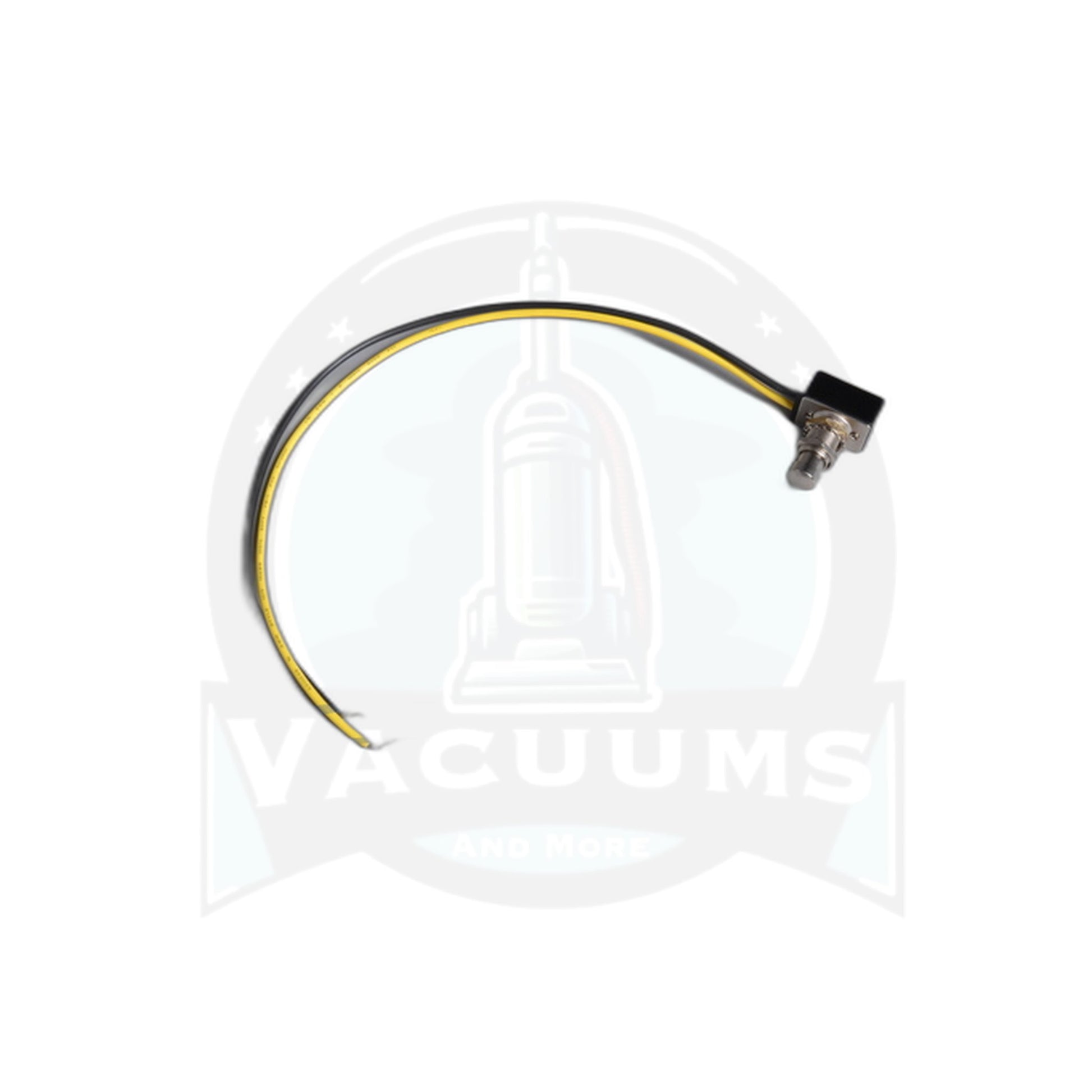 Pushbutton Switch with 15" Lead Wire - Metal Top - Vacuums and More