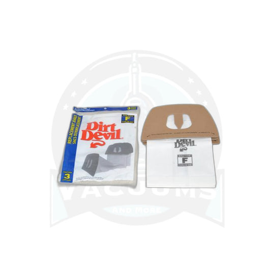 Dirt Devil Canister Type F Paper Bags - 3 Pack - Dirt Devil