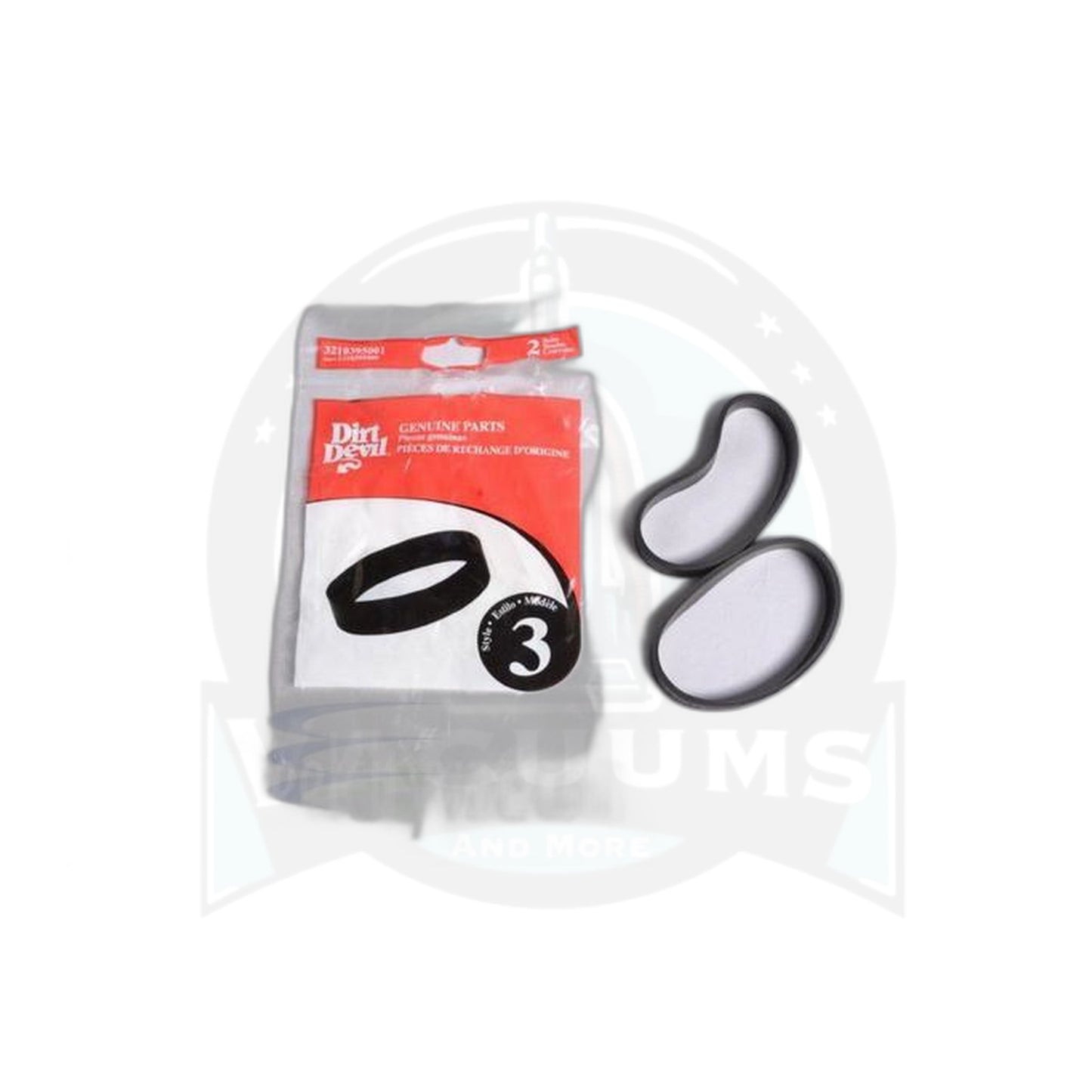 Dirt Devil Canister Style 3 Belt - 2 Pack - Dirt Devil