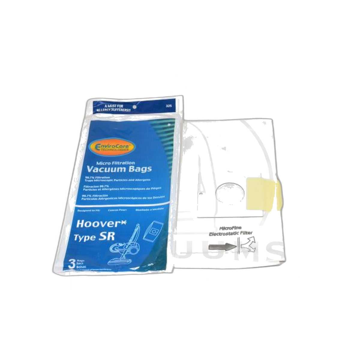 Hoover Sr Canister Micro Paper Bags - 3 Pack