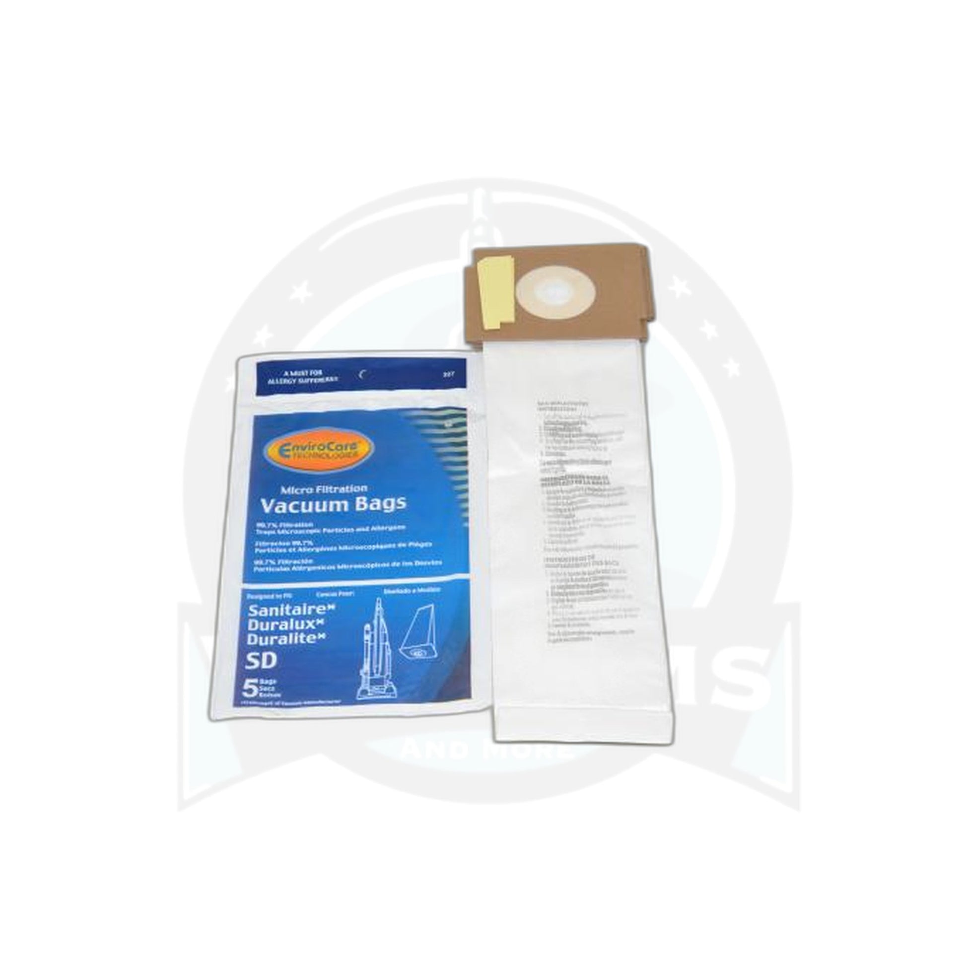Sanitaire Sd Duralux Paper Bags - 5 Pack - Sanitaire