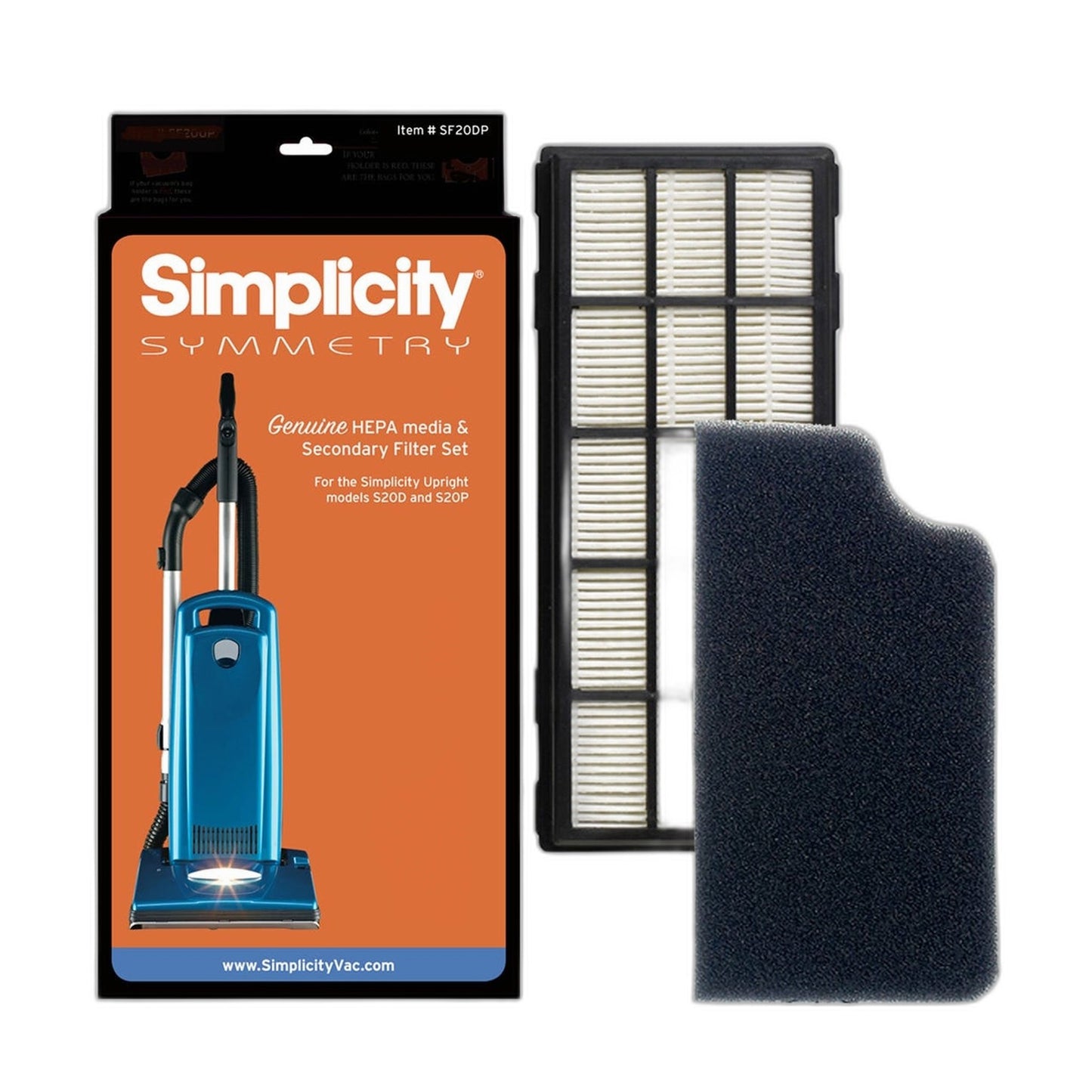 Simplicity Symmetry HEPA Media and Electrostatic Filter Set