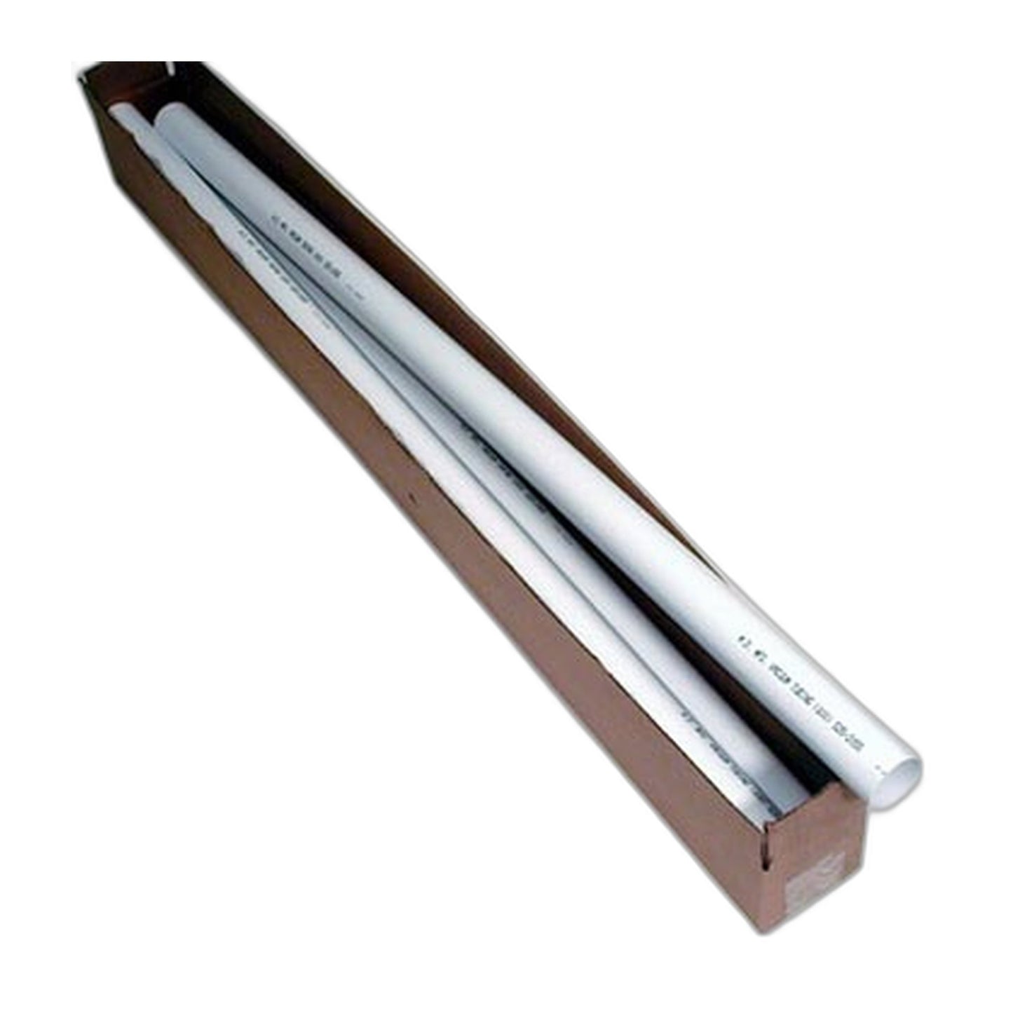 MD Central Vacuum 16 Ft PVC Pipe, Four 4 Ft Tubes (2" OD)