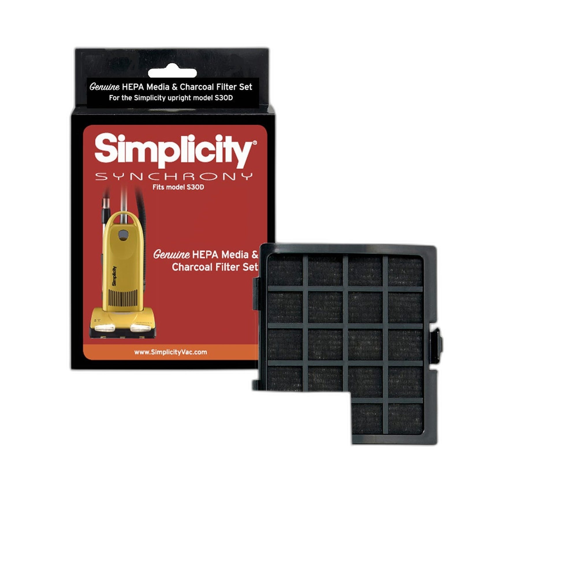 Simplicity Synchrony Deluxe HEPA Media and Foam Charcoal Filter Set