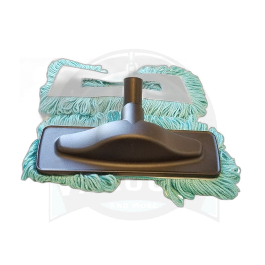 Universal 1-1/4" DustUp Mop-Style Floor Tool, Blue Washable Yarn