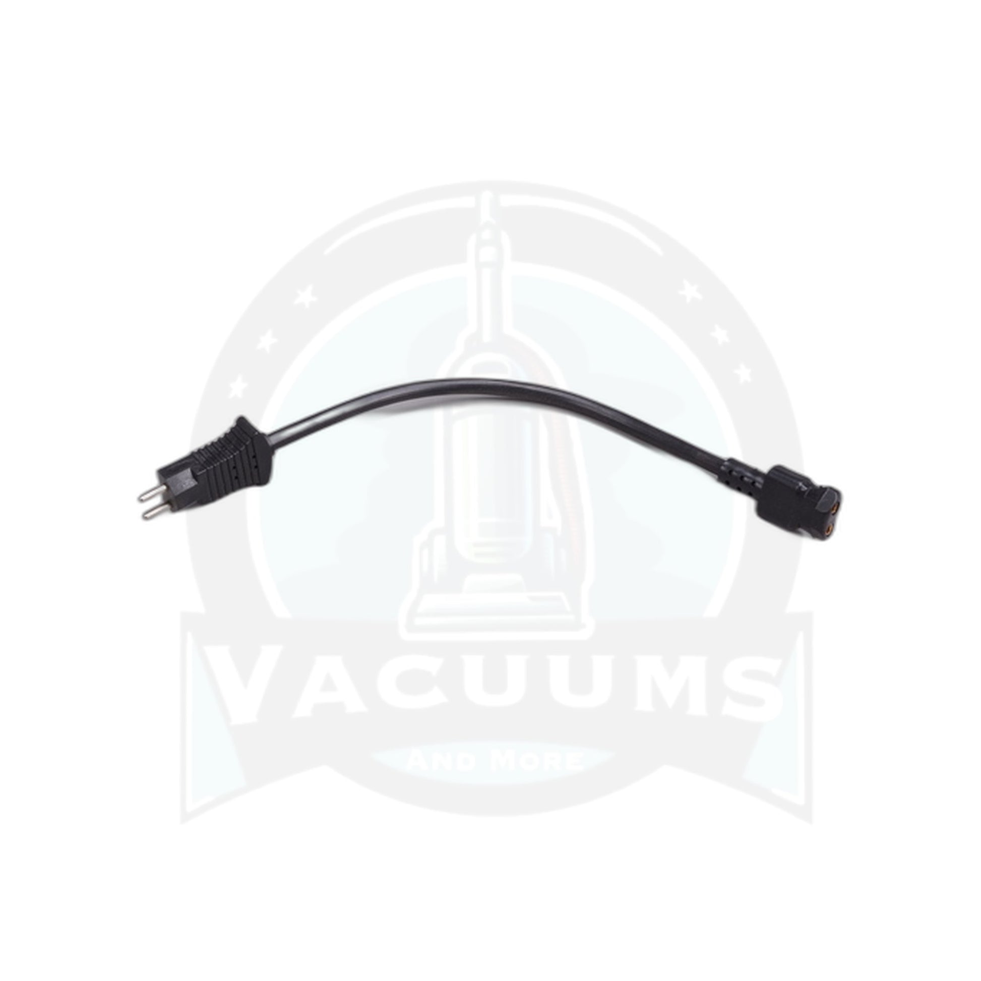 Pigtail Cord - Filter Queen Power Nozzle, 11" Male/Female, Black - Plastiflex