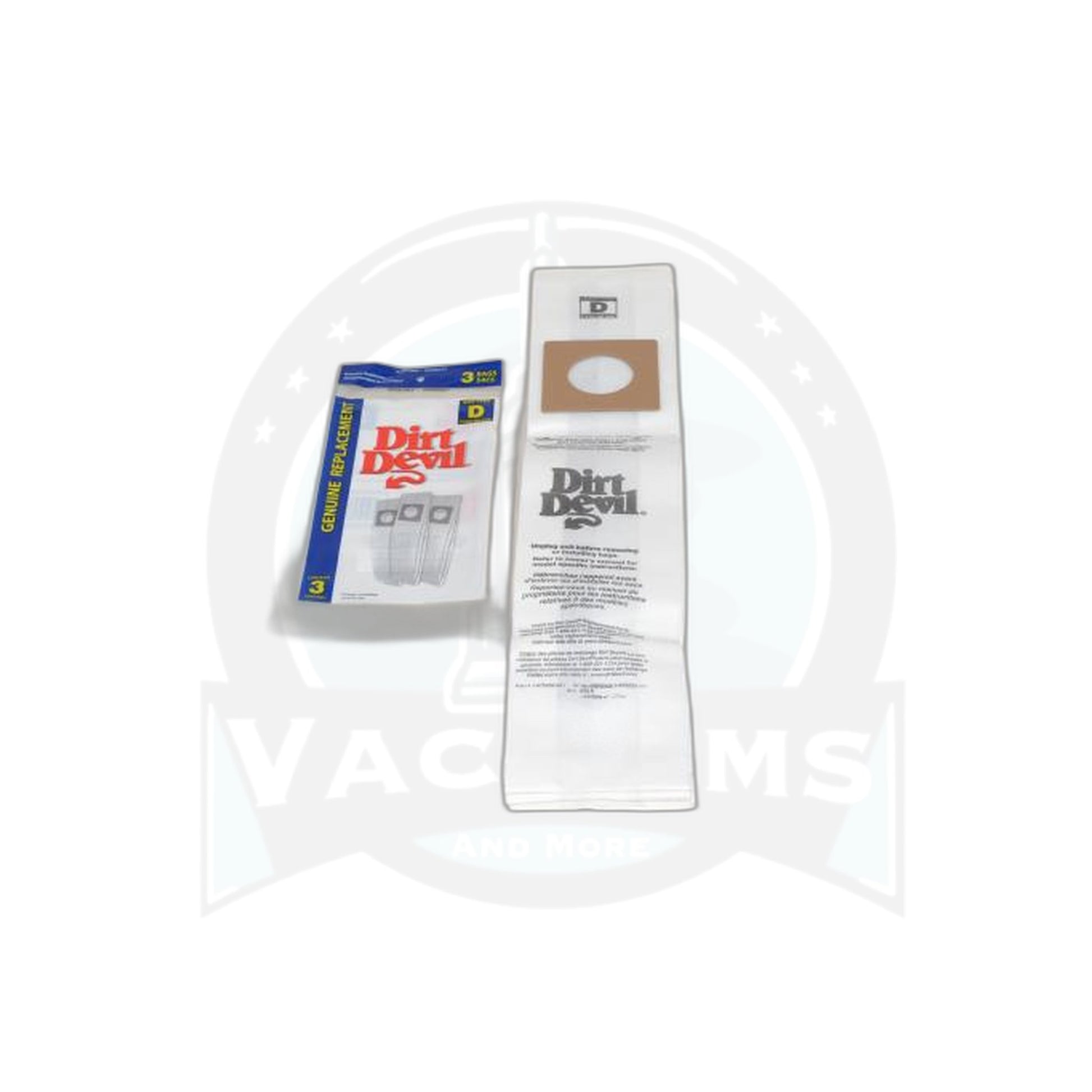 Dirt Devil D Upright Paper Bags - 3 Pack - Dirt Devil