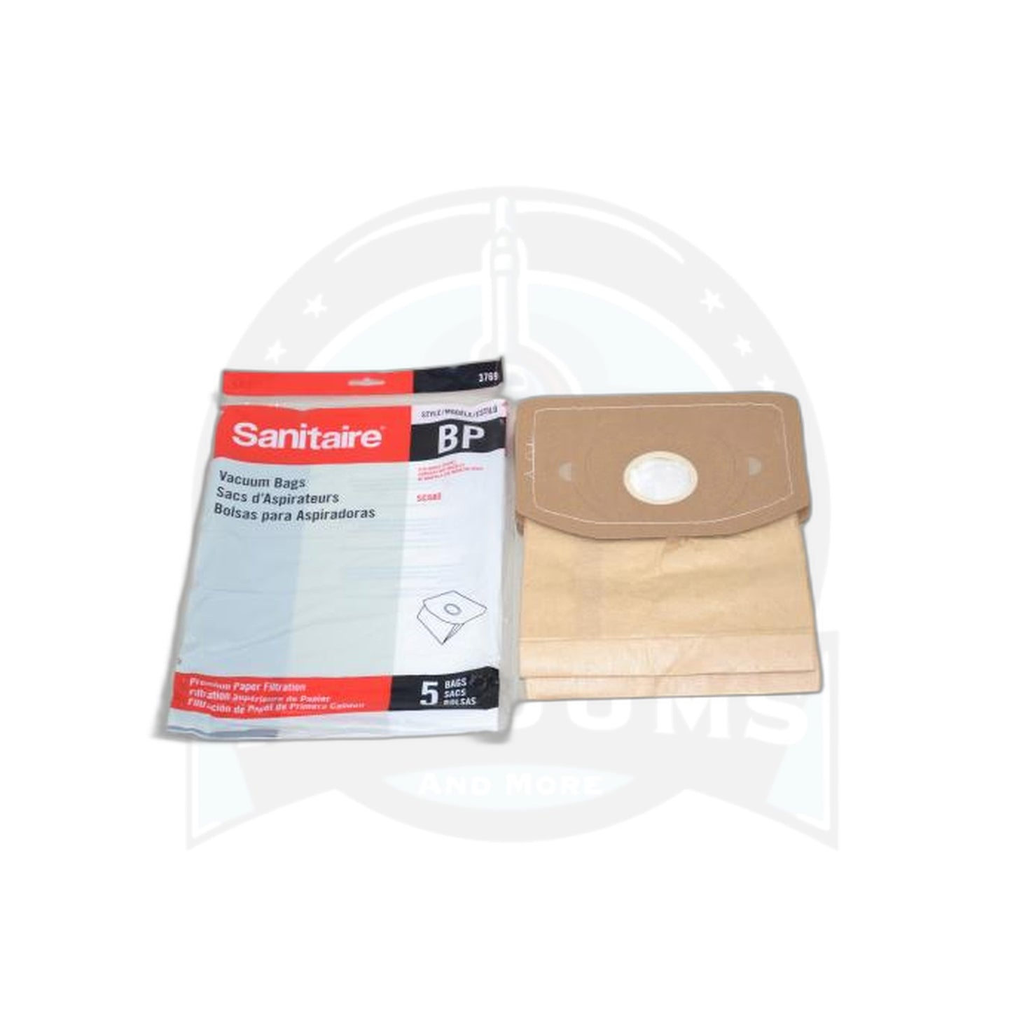 Sanitaire PAPER BAGS- Bp,5Pk,Cordless PACK PACK - Eureka