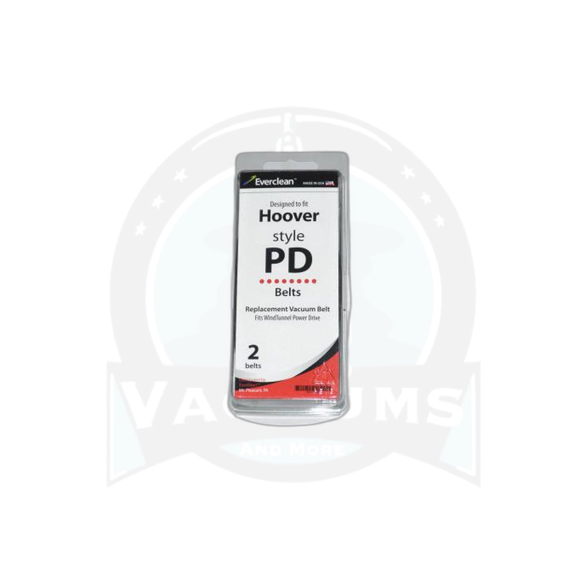 Everclean Belt - Hoover Windtunnel Power Drive - 2 Pack - Hoover