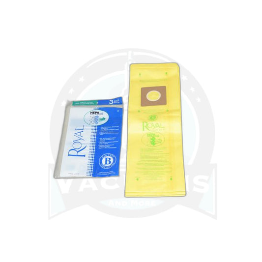Royal Type B HEPA Upright Paper Bags 3-Pack - Royal