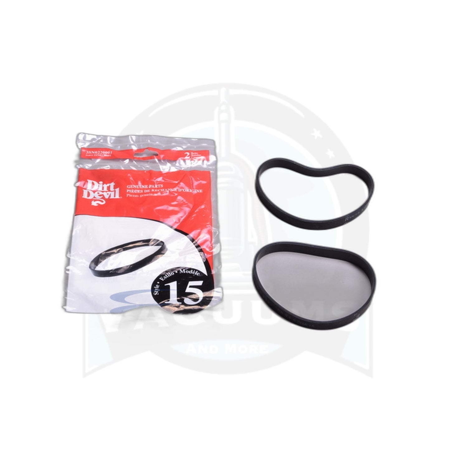 Dirt Devil Upright Style 15 Belt - 2 Pack - Dirt Devil