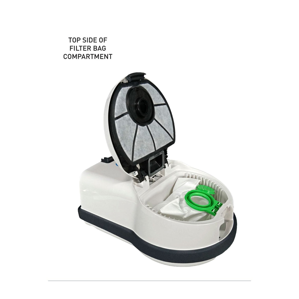 SEBO ET-1 Power Head with On/Off Switch for FELIX, AIRBELT D4, E3 and K3 — Onyx Black