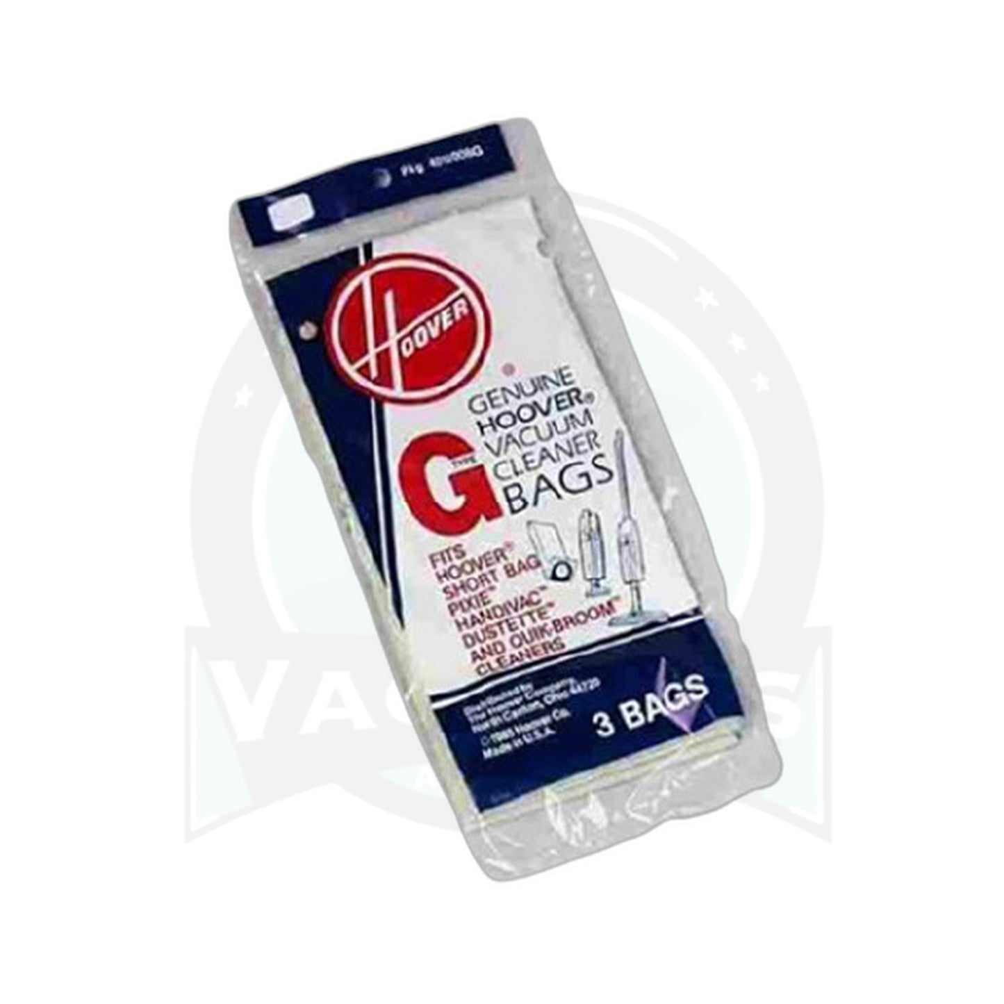 Hoover Type G Original Paper Vacuum Bags Standard 3-Pack