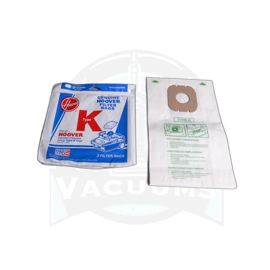 Hoover K Spirit Canister Paper Bags - 3 Pack - Hoover