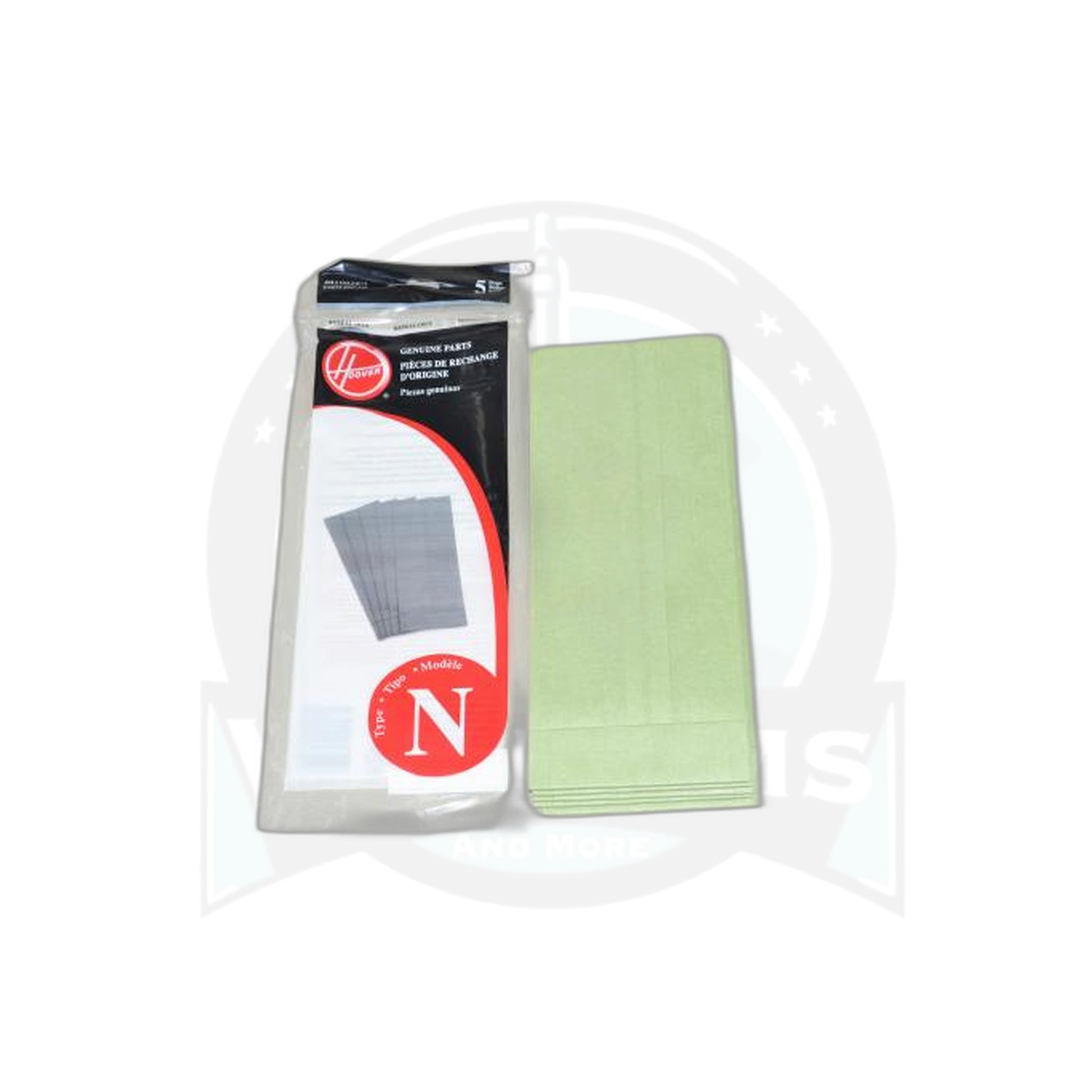 Hoover N Portapower Canister Paper Bags - 5 Pack - Hoover