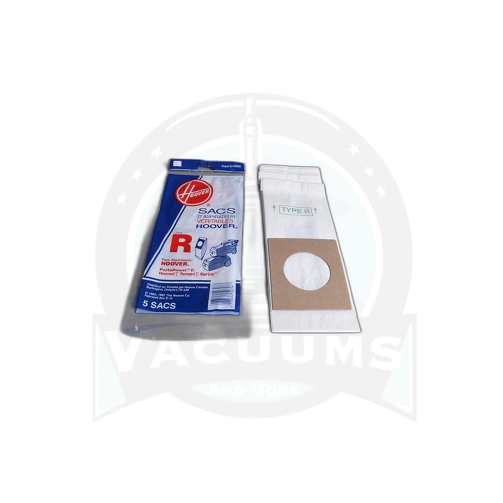 Hoover R Sprint Tempo Canister Paper Bags - 5 Pack - Hoover