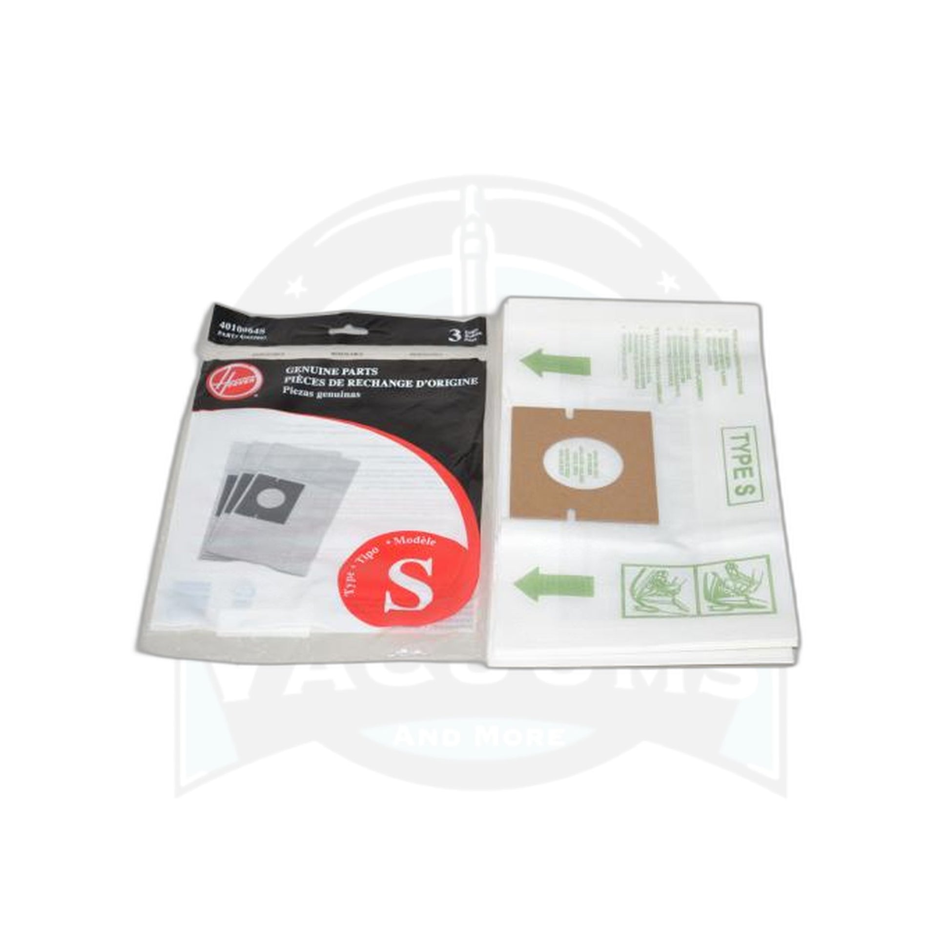 Hoover S Futura Spectrum Canister Paper Bags - 3 Pack - Hoover