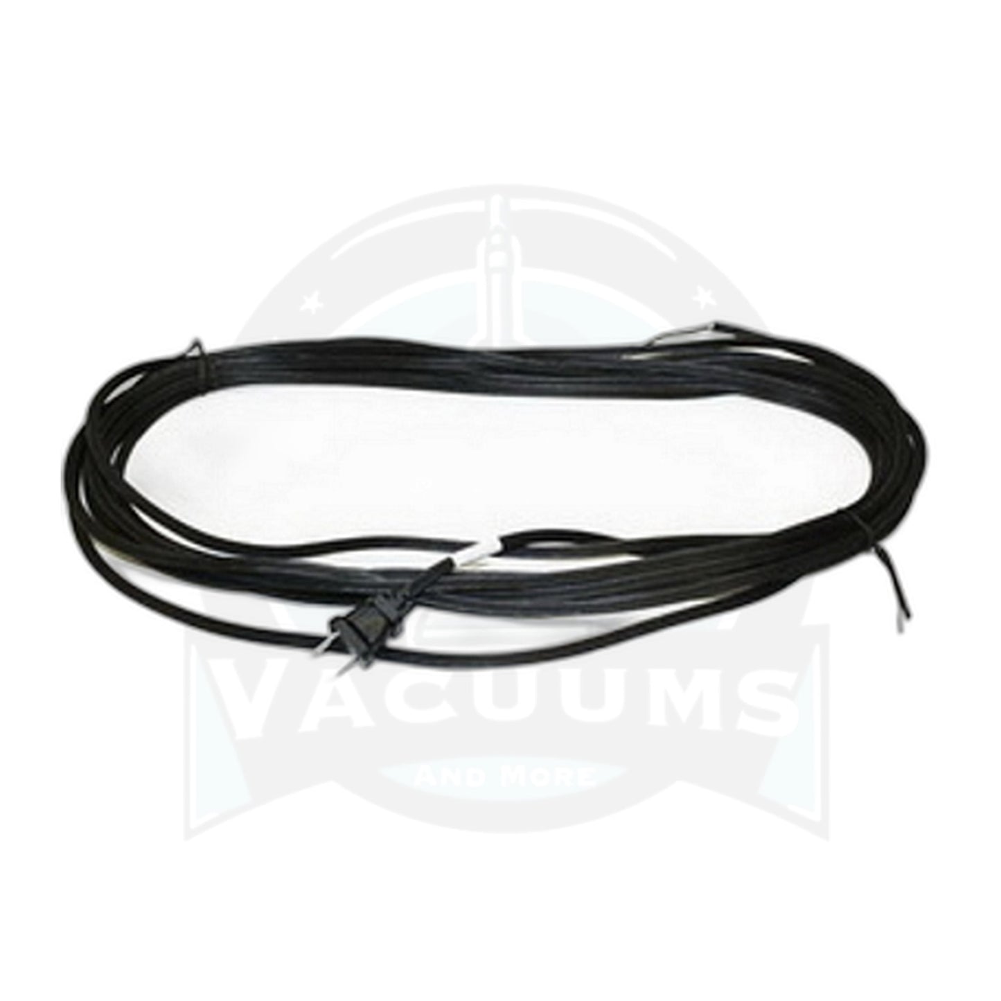 Fit All 30 ft 17/2 2-Wire Replacement Vacuum Cord, Black with Grip