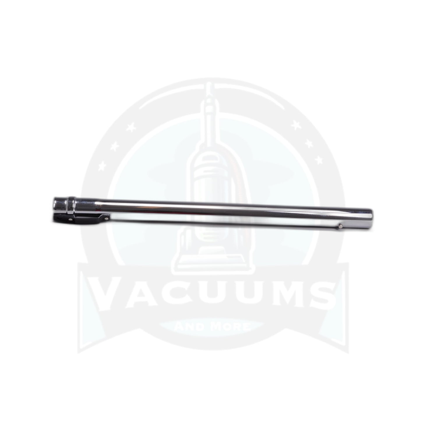 Hoover One-Piece Chrome Metal Wand with Button Lock Pin - Canister Models - Hoover