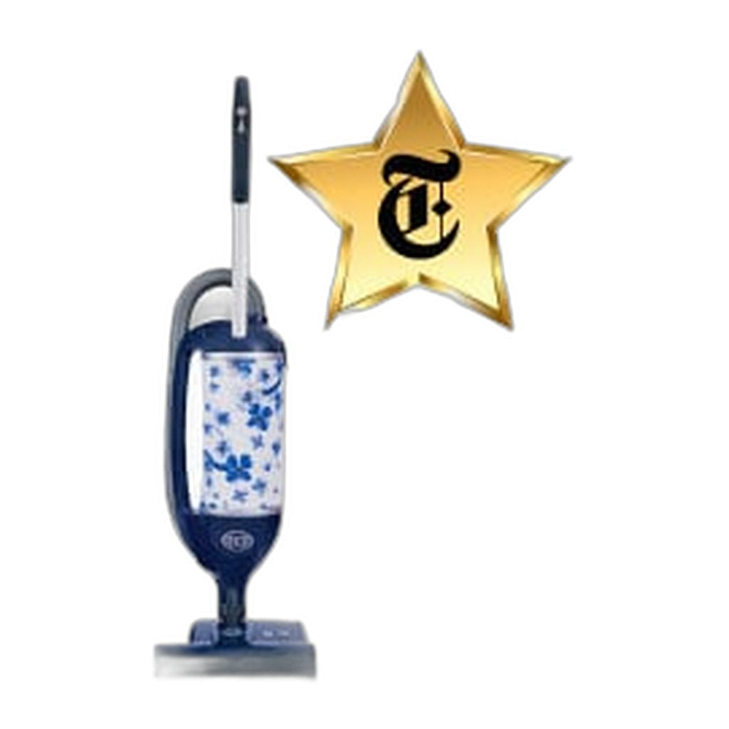 SEBO FELIX Premium Upright Vacuum with ET-1 Power Head and Parquet Brush, Indigo