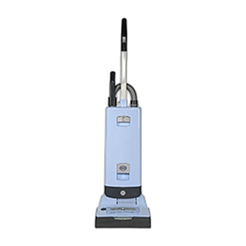 SEBO AUTOMATIC X7 Premium Bagged Upright Vacuum with Brush-Mode Button and Headlight, Blue