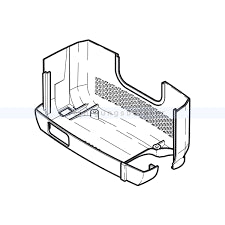 Dust Bag Housing Bumper Base, for 300 and 350 (light gray)