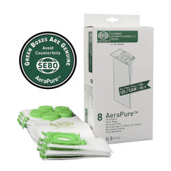 Filter Bag Box X, G, C, 300/350, and 370 (1 piece), 8 bags with caps