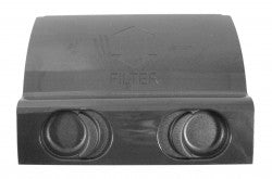 Exhaust Filter Cover, for X7 (gray black)