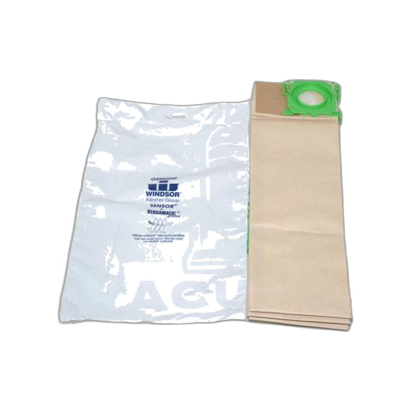 Windsor Sensor Upright Paper Bags 10-Pack - Commercial
