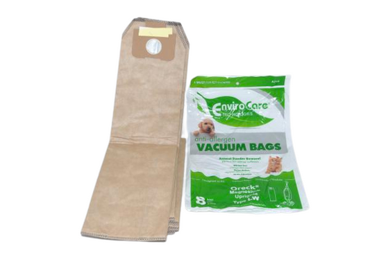 EnviroCare A714 Oreck Type LW Bags, 8 Pack