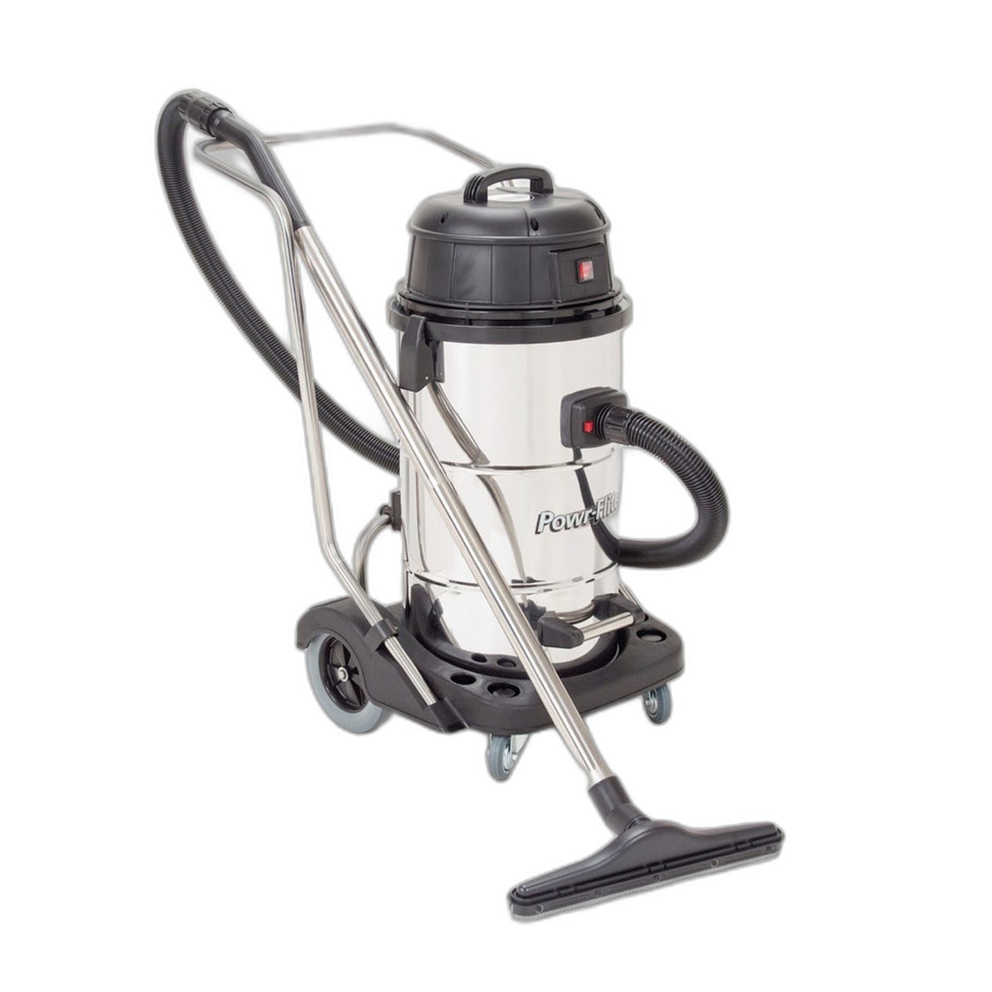 Powr-Flite 15-Gallon Stainless Steel Wet/Dry Vacuum with Tool Kit
