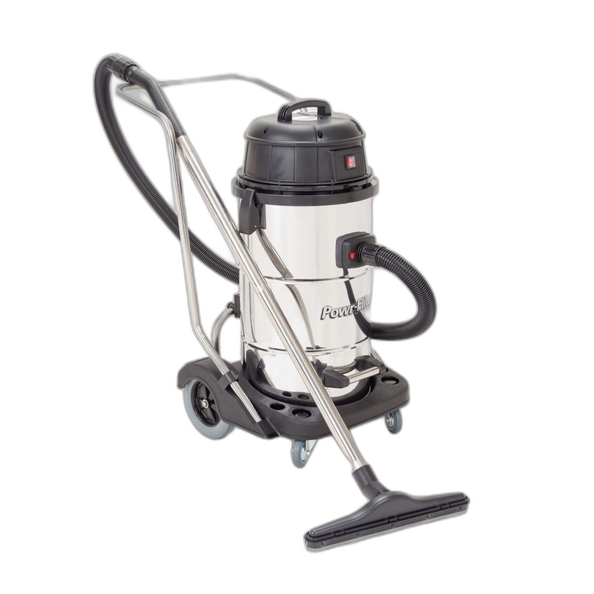 Powr-Flite 15-Gallon Stainless Steel Wet/Dry Vacuum with Tool Kit