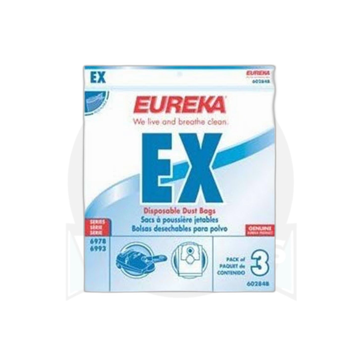 Eureka Type EX Original Paper Vacuum Bags 3-Pack