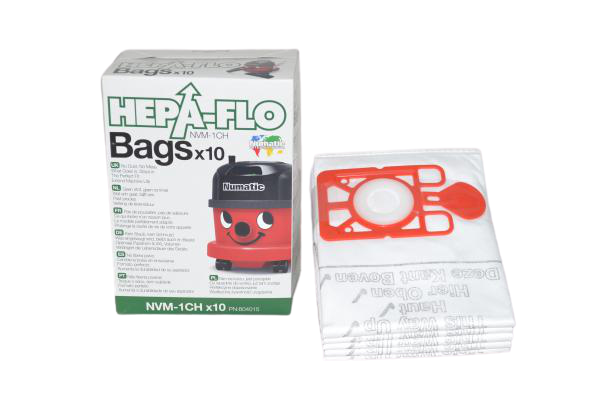 Numatic NVM-1CH HepaFlo Bags 604015, 10-Pack