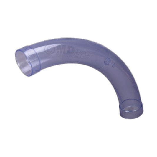 Hide-A-Hose 90 Degree Elbow, Clear Demonstration Fitting