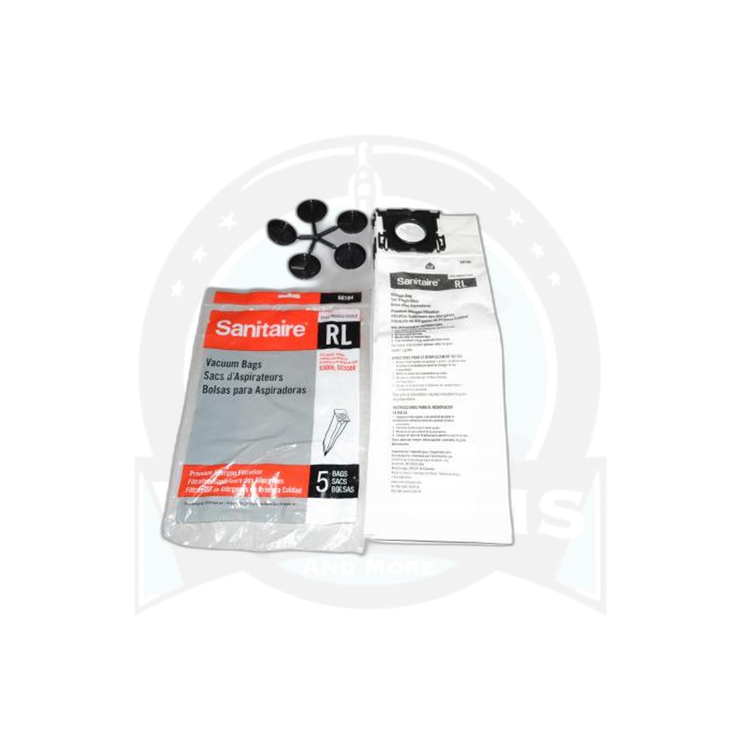 Sanitaire RL Premium Paper Bags - EON SC5500/S5000 Series, 5 Pack - Sanitaire