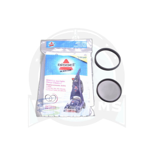 Bissell ProHeat Belt Accessory Pack - 1 Flat & 1 Geared Belt