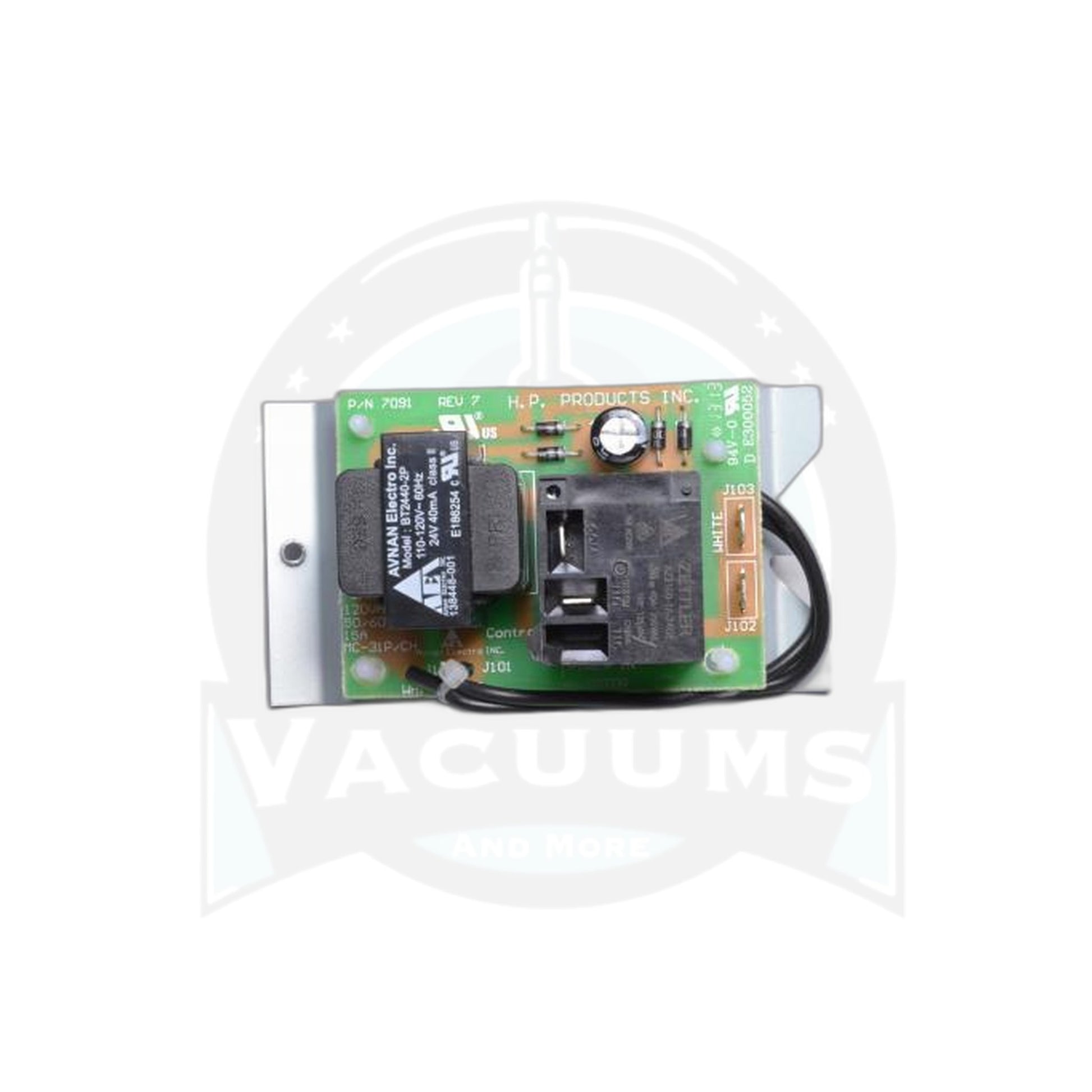 Relay - Vacuflo Central Vacuum, Fits Models 260, 360, 460, DD, CV950, Bud 5807 & - Vacuflo