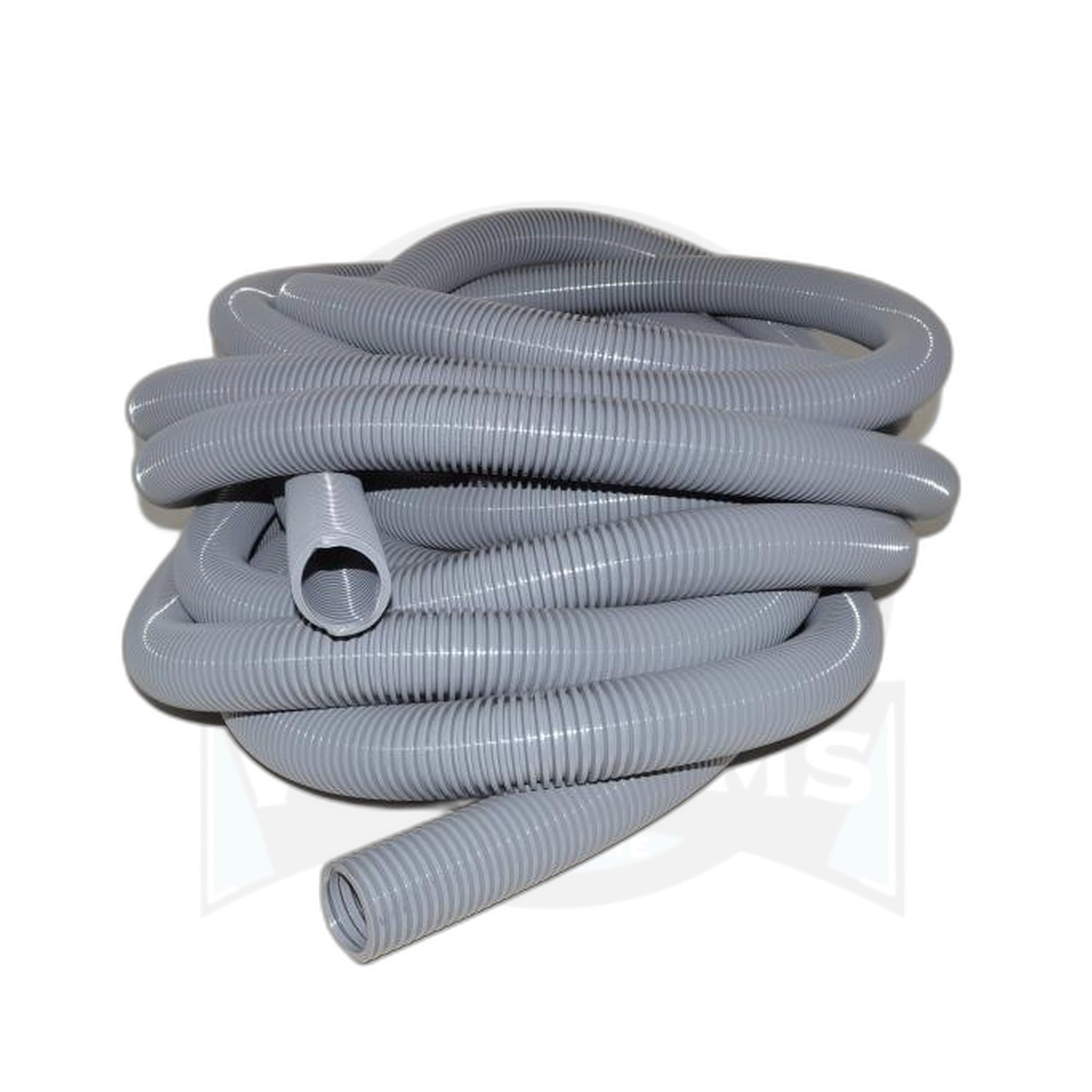 Crushproof Hose - 1-1/2" x 50 Ft, Gray Smooth Finish - Vacuums and More