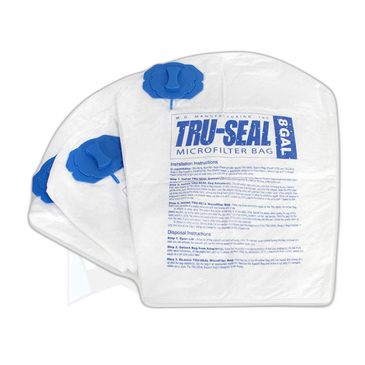 MD / HAH Tru-Seal HEPA Microfilter Central Vacuum Bags 3-Pack (8 Gal)